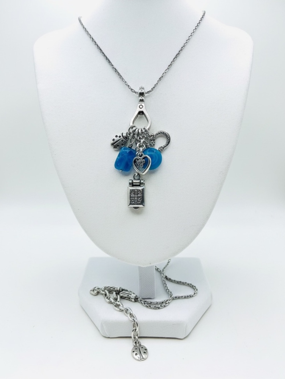 Collectors!! Brighton “Fortune”charm necklace w “lucky charms”